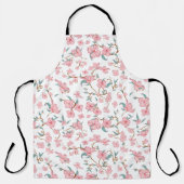 Muster für graue Blume Schürze (Vorderseite)