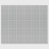 Muster für graue Quadrate Geschenkpapier (Flach)