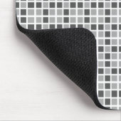 Muster für graue Quadrate Mousepad (Ecke)