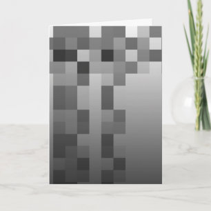 Muster für graue, schwarze und weiße Quadrate. Karte