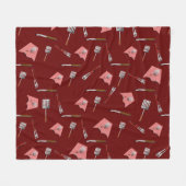 Muster für Grillen Fleecedecke (Vorderseite (Horizontal))