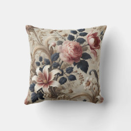 Muster für großes Blumenmotiv 3 Kissen