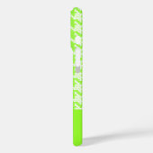 Muster für grün-weiße Hahnentrittmuster Case-Mate iPhone Hülle (Rückseite / Links)