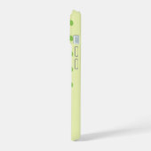 Muster für grüne Äpfel iPhone 15 Hülle (Linke Seite)