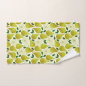Muster für grüne Birnen Badhandtuch Set (Handtuch)