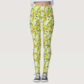 Muster für grüne Birnen Leggings (Vorderseite)