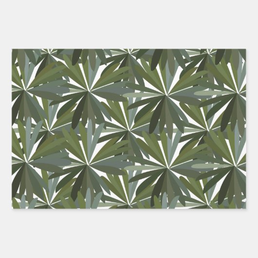 Muster für grüne Blätter (Vorderseite)