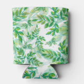 Muster für grüne Blätter Dosenkühler (Rückseite)