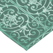 Muster für grüne Blätter Kurzer Tischläufer (Ecke)