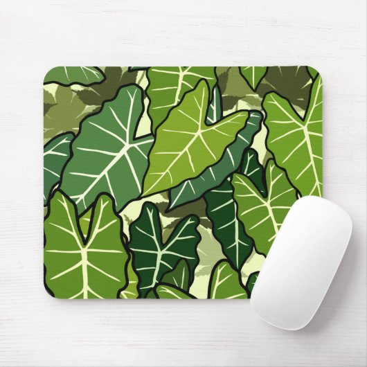 Muster für grüne Blätter Mousepad (Mit Mouse)