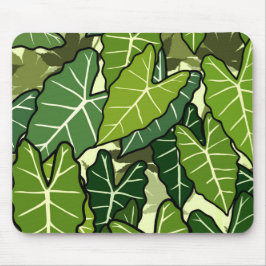 Muster für grüne Blätter Mousepad
