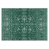 Muster für grüne Blätter Schneidebrett (Vorderseite)