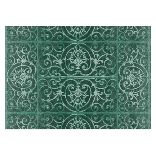 Muster für grüne Blätter Schneidebrett (Vorderseite)