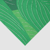 Muster für grüne Blätter Seidenpapier (Ausschnitt)