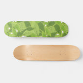 Muster für grüne Blätter Skateboard (Horizontal)
