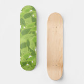 Muster für grüne Blätter Skateboard (Vorderseite)