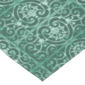 Muster für grüne Blätter Tischdecke (Schrägansicht)