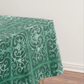 Muster für grüne Blätter Tischdecke (Beispiel)