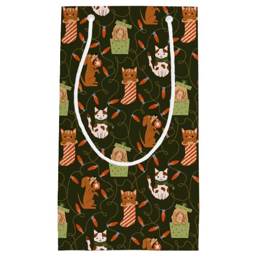 Muster für Grüne Ferien Kleine Geschenktüte (Vorderseite)