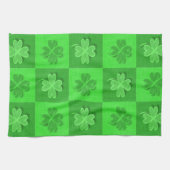 Muster für grüne Gewindeleine Geschirrtuch (Horizontal)