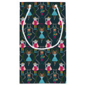 Muster für Grüne Nutcracker Kleine Geschenktüte (Rückseite)