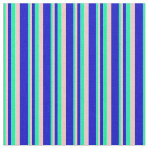 Muster für grüne, rosa und blaue Streifen Stoff