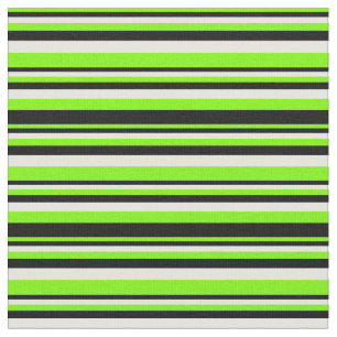 Muster für grüne, schwarze und weiße Streifen/Lini Stoff