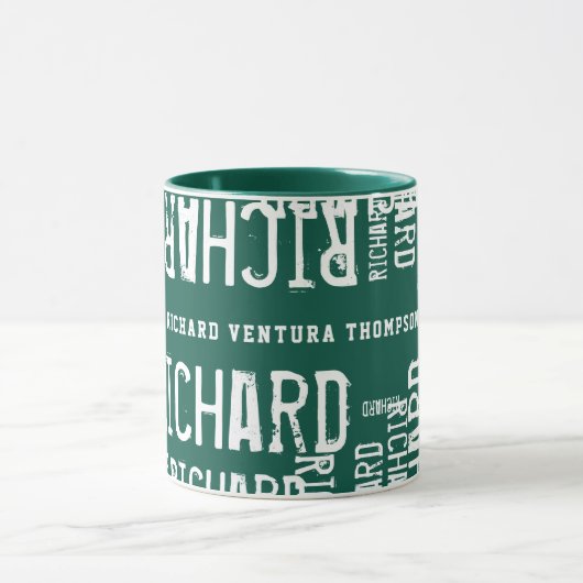 Muster für grüne Tasse (Zentrum)