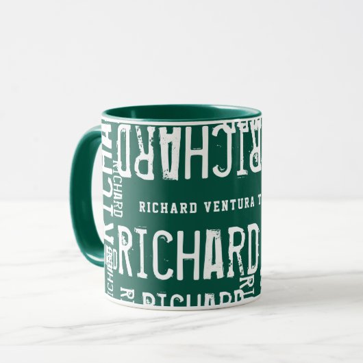 Muster für grüne Tasse (Vorderseite Links)