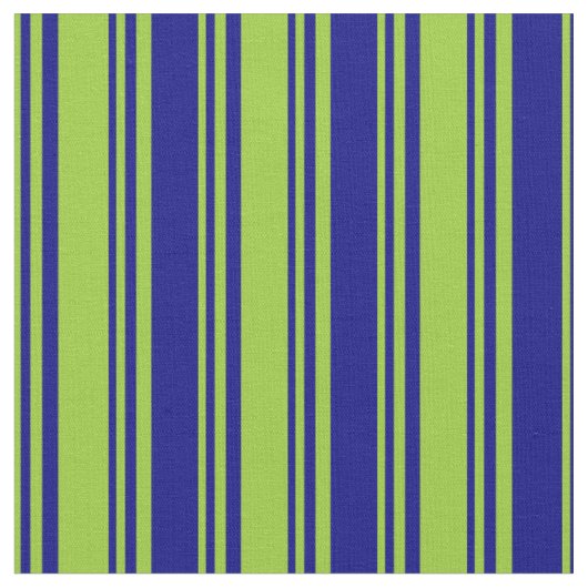 Muster für grüne und blaue Streifen Stoff (Nahaufnahme)