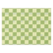 Muster für grüne und cremefarbene Fliesen Tischdecke (Vorderseite (Horizontal))
