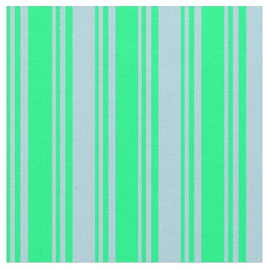 Muster für grüne und hellblaue Linien Stoff (Nahaufnahme)