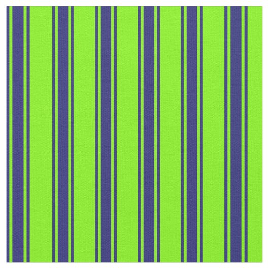 Muster für grüne und Midnight Blue Lines Stoff (Nahaufnahme)