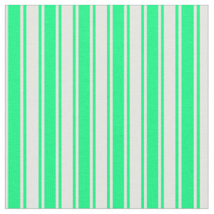 Muster für grüne und Minze Cremes/Linien Stoff