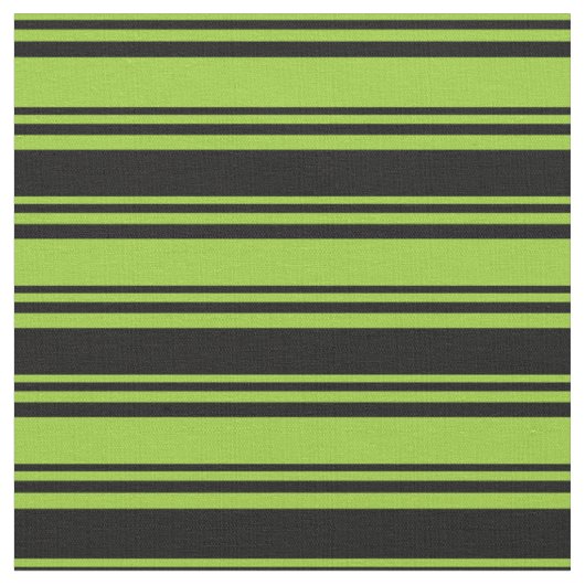 Muster für grüne und schwarze Linien Stoff (Nahaufnahme)