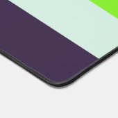 Muster für grüne und tiefe Pflaumen Name Schreibtischunterlage (Ecke)