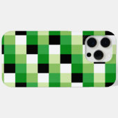 Muster für grüne und weiße Quadrate Case-Mate iPhone Hülle (Rückseite (Horizontal))