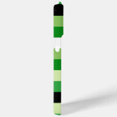 Muster für grüne und weiße Quadrate Case-Mate iPhone Hülle (Rückseite / Rechts)