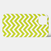 Muster für grüne Zickzack Streifen Case-Mate iPhone Hülle (Rückseite (Horizontal))