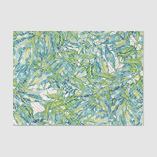 Muster für grünes Leaf 12 Seidenpapier