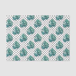 Muster für grünes Leaf 18 Seidenpapier