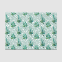 Muster für grünes Leaf 19 Seidenpapier