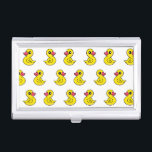 Muster für Gummiente  Visitenkarten Dose<br><div class="desc">Beispiel für die Rubber Duck Print Business Card</div>