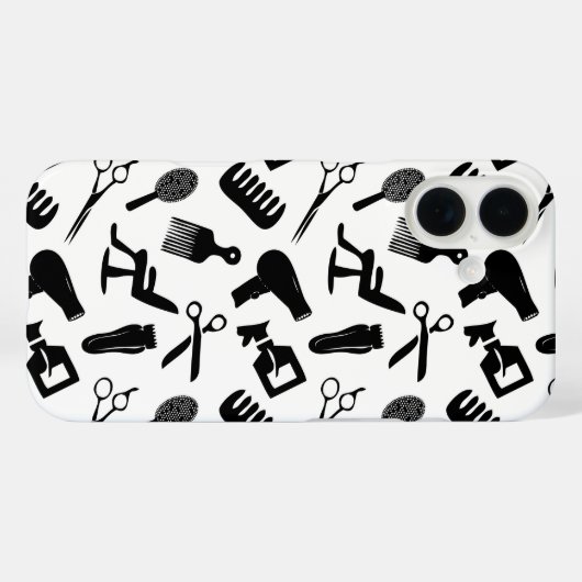 Muster für Haarstempel Case-Mate iPhone Hülle (Rückseite (Horizontal))