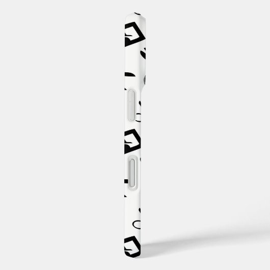 Muster für Haarstempel Case-Mate iPhone Hülle (Rückseite / Rechts)