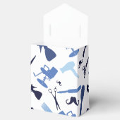 Muster für Haarstempel Geschenkschachtel (Geöffnet)