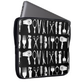 Muster für Haarstempel Laptopschutzhülle (Vorne Rechts)