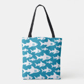 Muster für Haie Tasche (Rückseite)