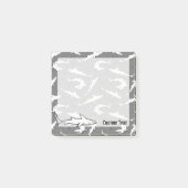 Muster für Haie und Haken Post-it Klebezettel (Vorderseite)