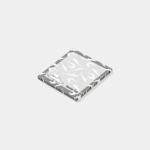 Muster für Haie und Haken Post-it Klebezettel